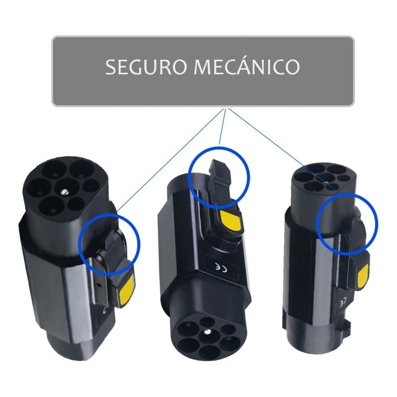 Adaptador Vehículo Eléctrico Tipo 1 A Gbt Byd, Jac, Sev, Etc