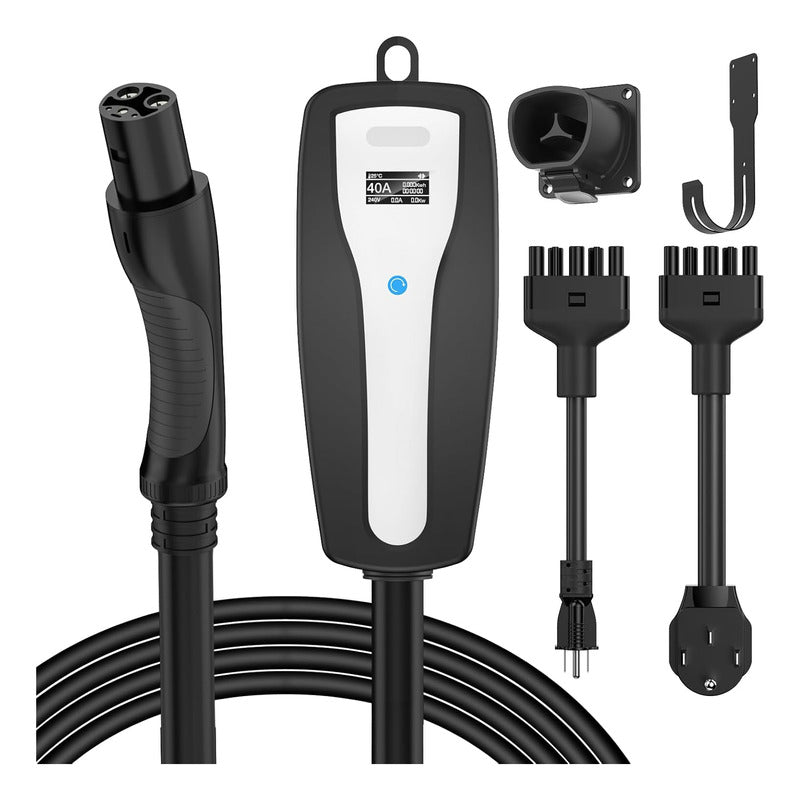 Cargador Portátil Tesla (8a-40a) Instalación Fija O Móvil