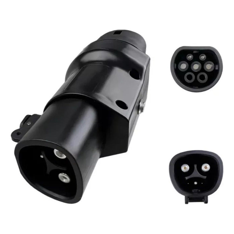 Adaptador Auto Eléctrico Tesla A Gbt, Para Byd, Jac, Candado