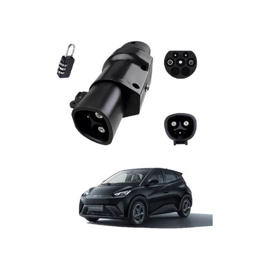 Adaptador Auto Eléctrico Tesla A Gbt, Para Byd, Jac, Candado