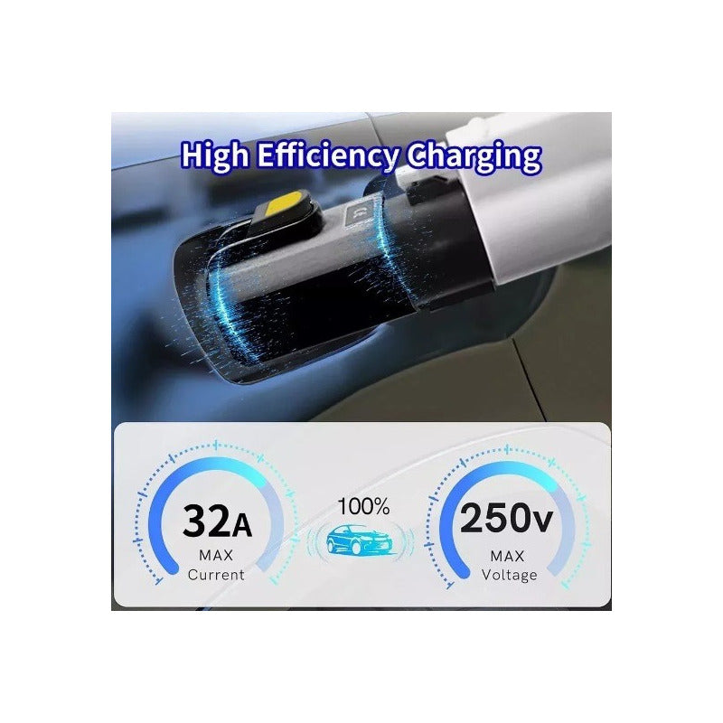 Adaptador Vehículo Eléctrico Tipo 1 A Gbt Byd, Jac, Sev, Etc