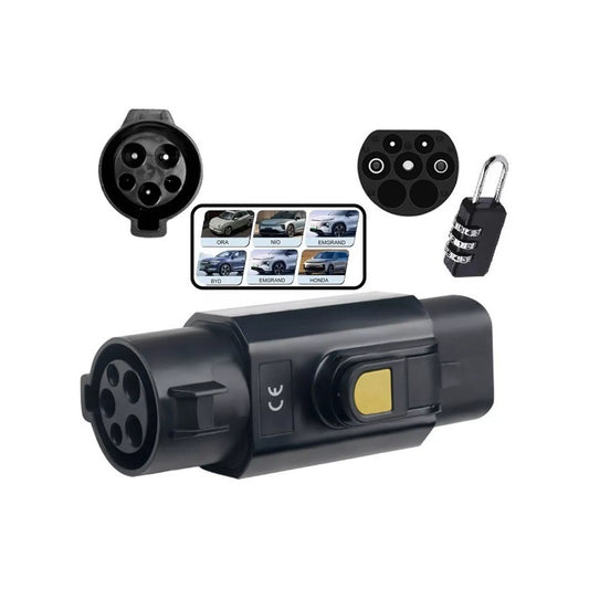 Adaptador Vehículo Eléctrico Tipo 1 A Gbt Byd, Jac, Sev, Sae