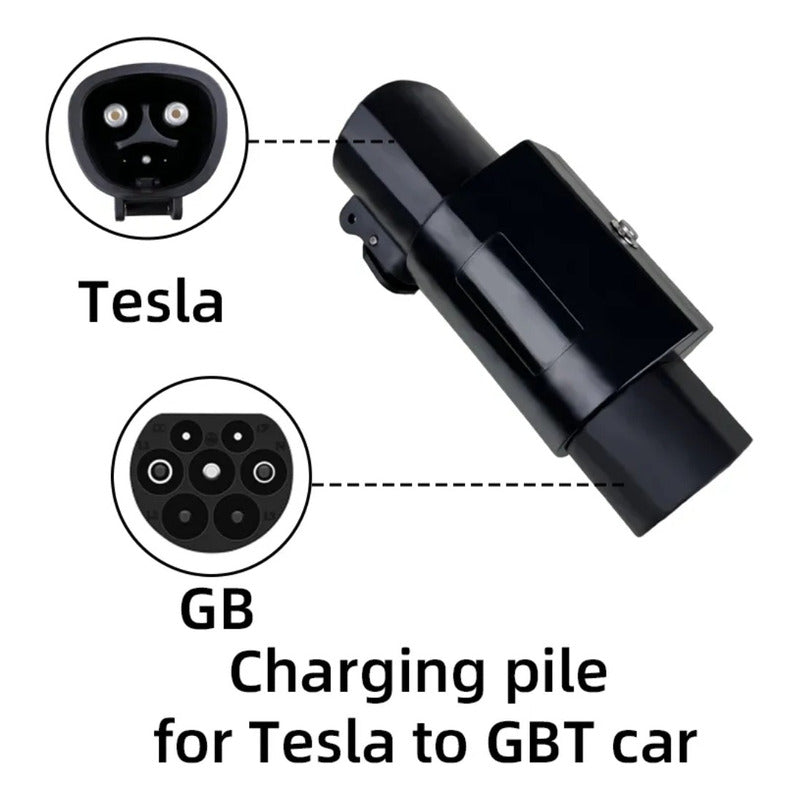Adaptador Auto Eléctrico Tesla A Gbt, Byd, Jac, Con Candado