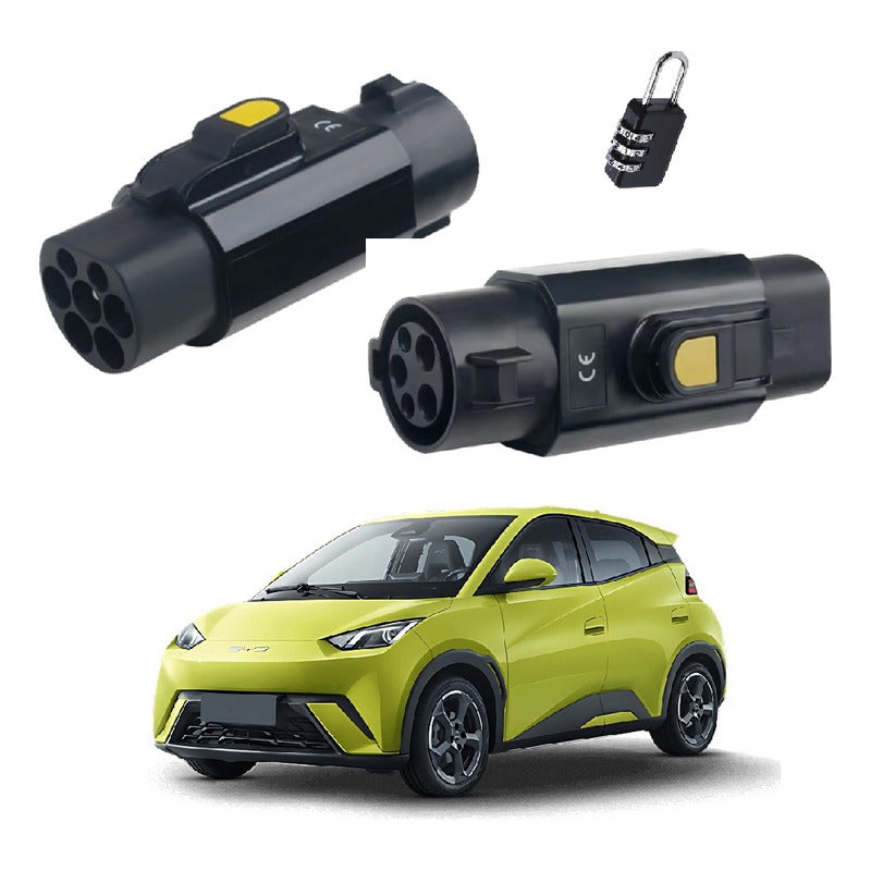 Adaptador Auto Eléctrico Tipo 1 A Gbt Byd, Jac, Con Candado