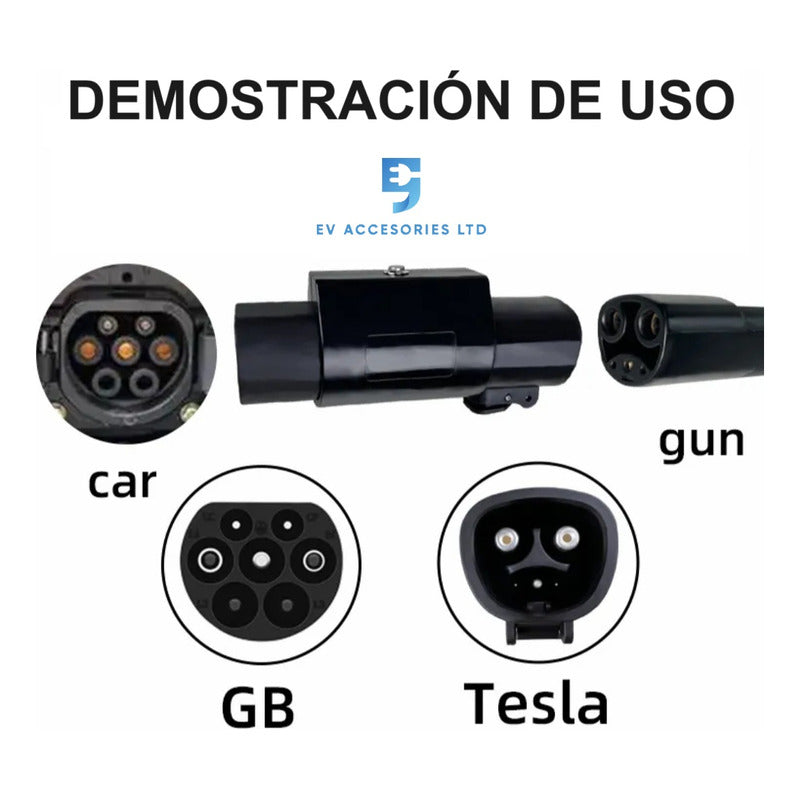 Tesla A Gbt Adaptador Auto Eléctrico Para Vehículos Byd,jac