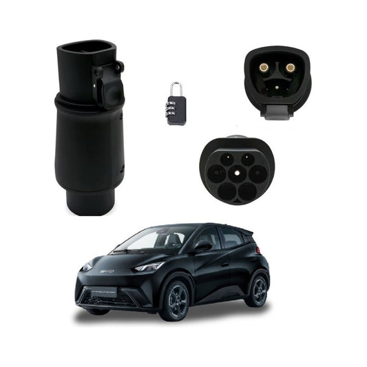 Adaptador Auto Eléctrico Tesla A Gbt, Byd, Jac, Con Candado
