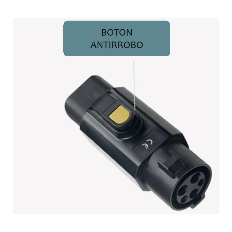 Adaptador Auto Eléctrico Tipo 1 A Gbt Byd, Jac, Con Candado